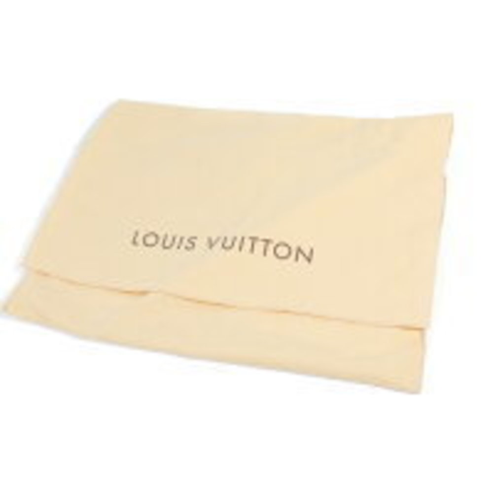 Louis Vuitton Monogram Denim Black Leather Shoulder Handbag - Picture 8 of 8